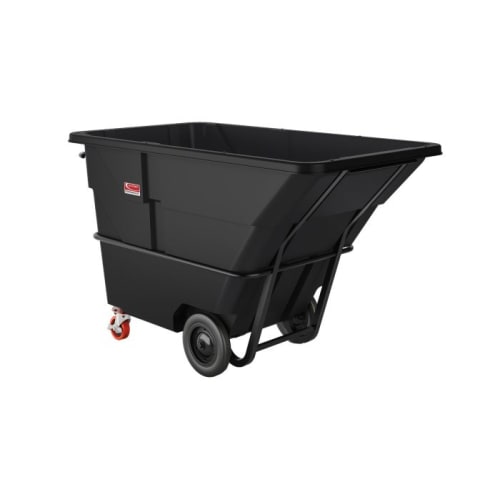 Suncast Commercial 2 Cubic Yard Heavy Duty Tilt Truck, Black